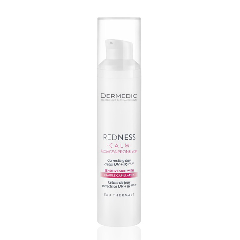 DERMEDIC REDNESS CALM KREM KORYGUJĄCY NA DZIEŃ UV + IR 40 ml