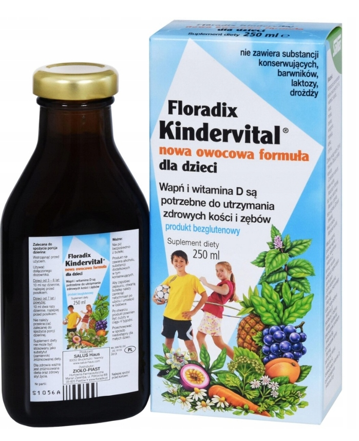 FLORADIX KINDERVITAL DLA DZIECI 250 ml płyn