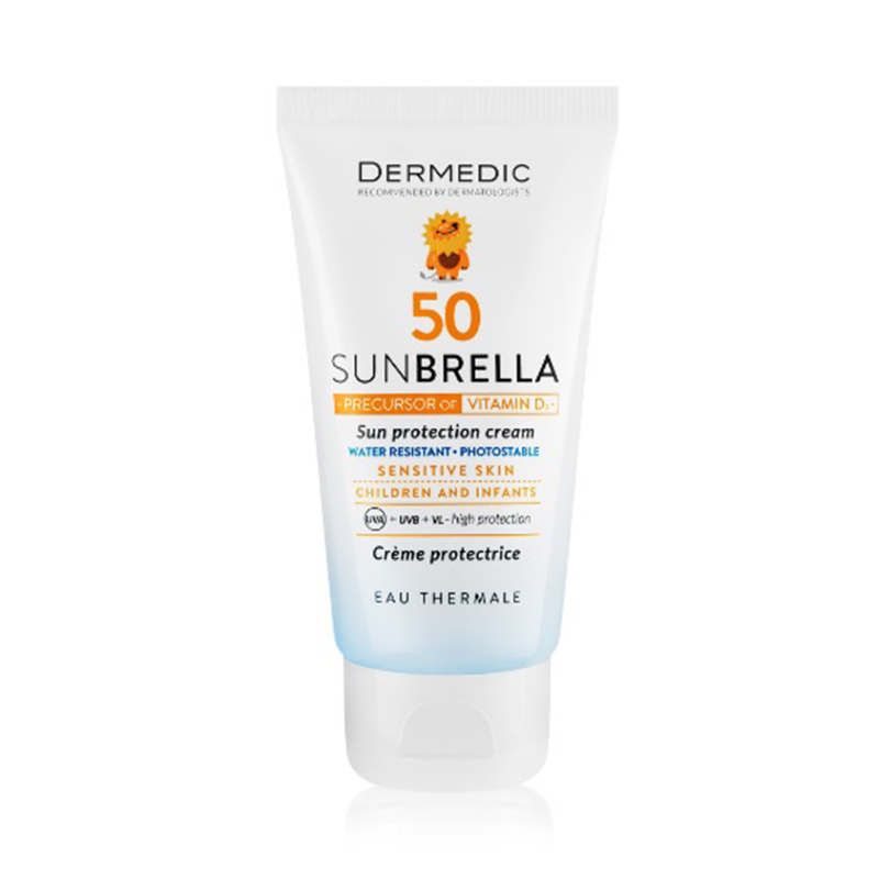 DERMEDIC SUNBRELLA KREM OCHRONNY SPF 50 DO TWARZY OD 1. MIESIĄCA ŻYCIA 50 ml