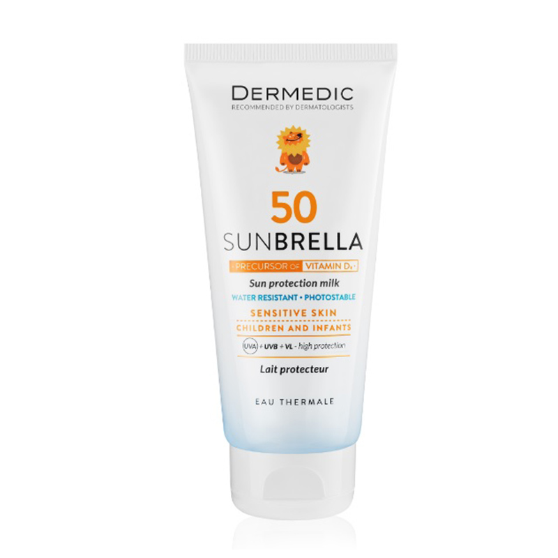 DERMEDIC SUNBRELLA MLECZKO OCHRONNE DLA DZIECI SPF 50 100 ml