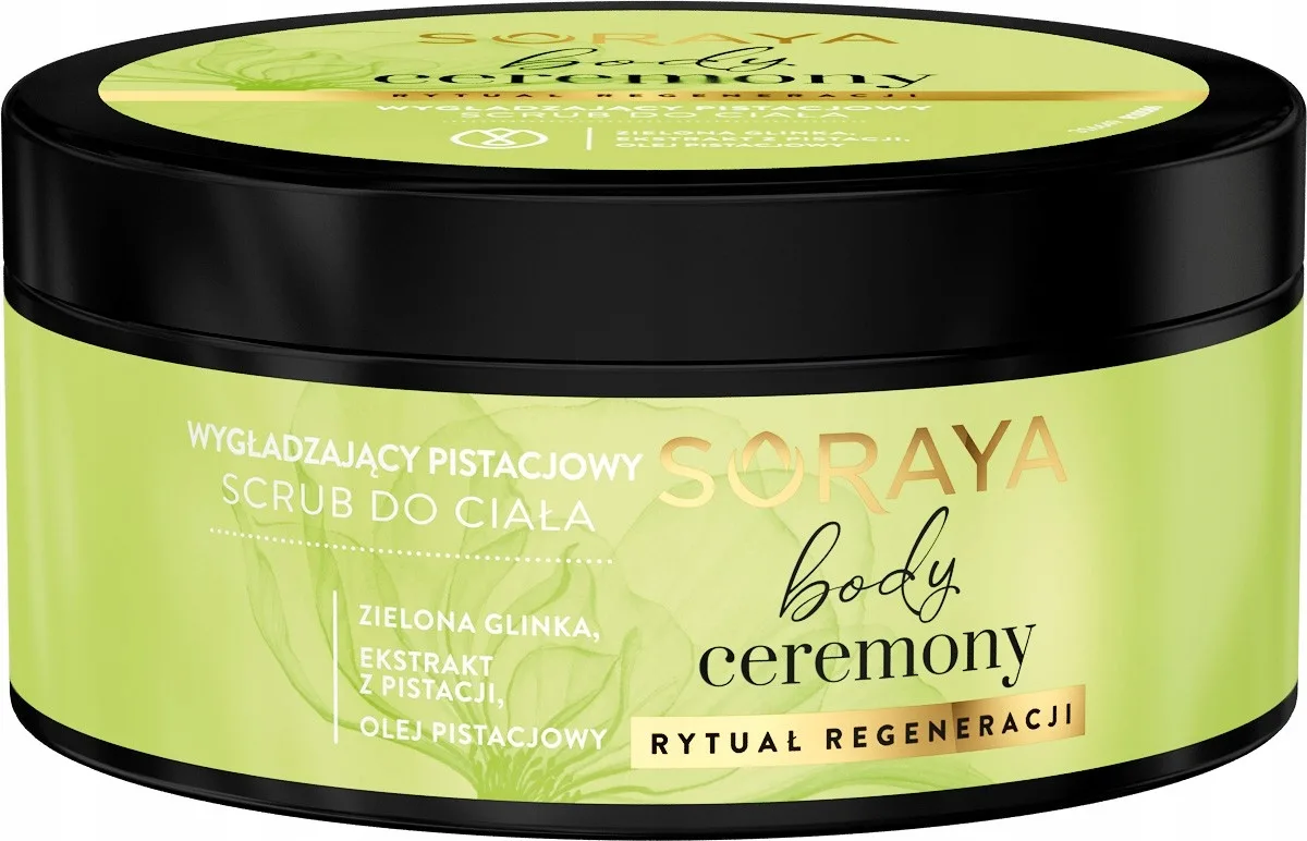 SORAYA BODY CEREMONY WYGŁADZAJĄCY PISTACJOWY PEELING DO CIAŁA 200 g