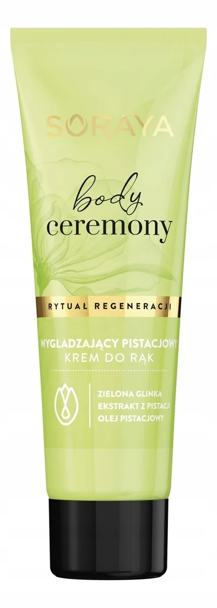 SORAYA BODY CEREMONY WYGŁADZAJĄCY PISTACJOWY KREM DO RĄK 50 ml
