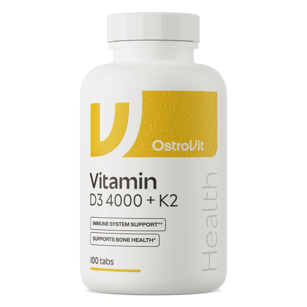 OSTROVIT VITAMIN D3 4000 IU + K2 100 tabletek