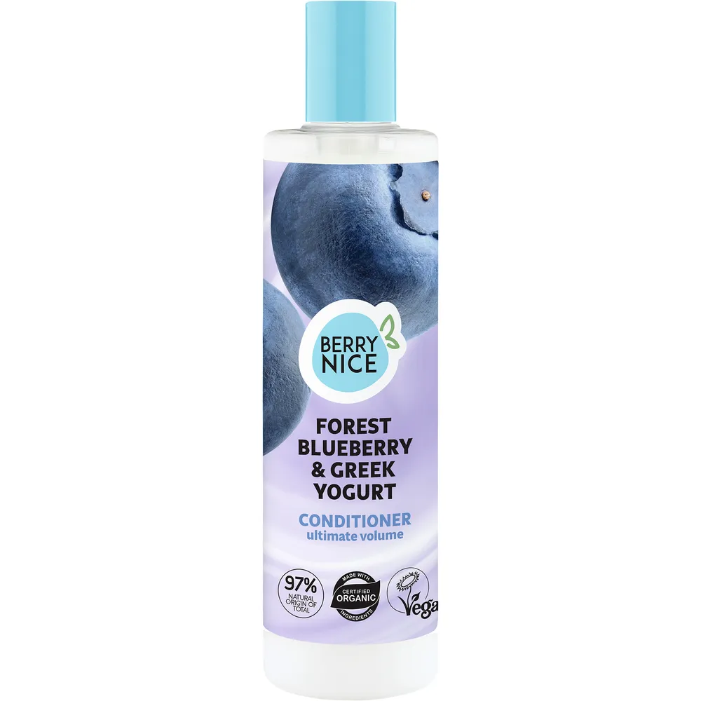 BERRY NICE Odżywka do włosów zwiększająca objętość Leśna borówka i Jogurt grecki 280 ml