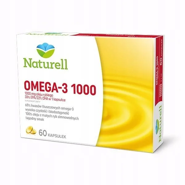 NATURELL OMEGA-3 1000 60 kapsułek