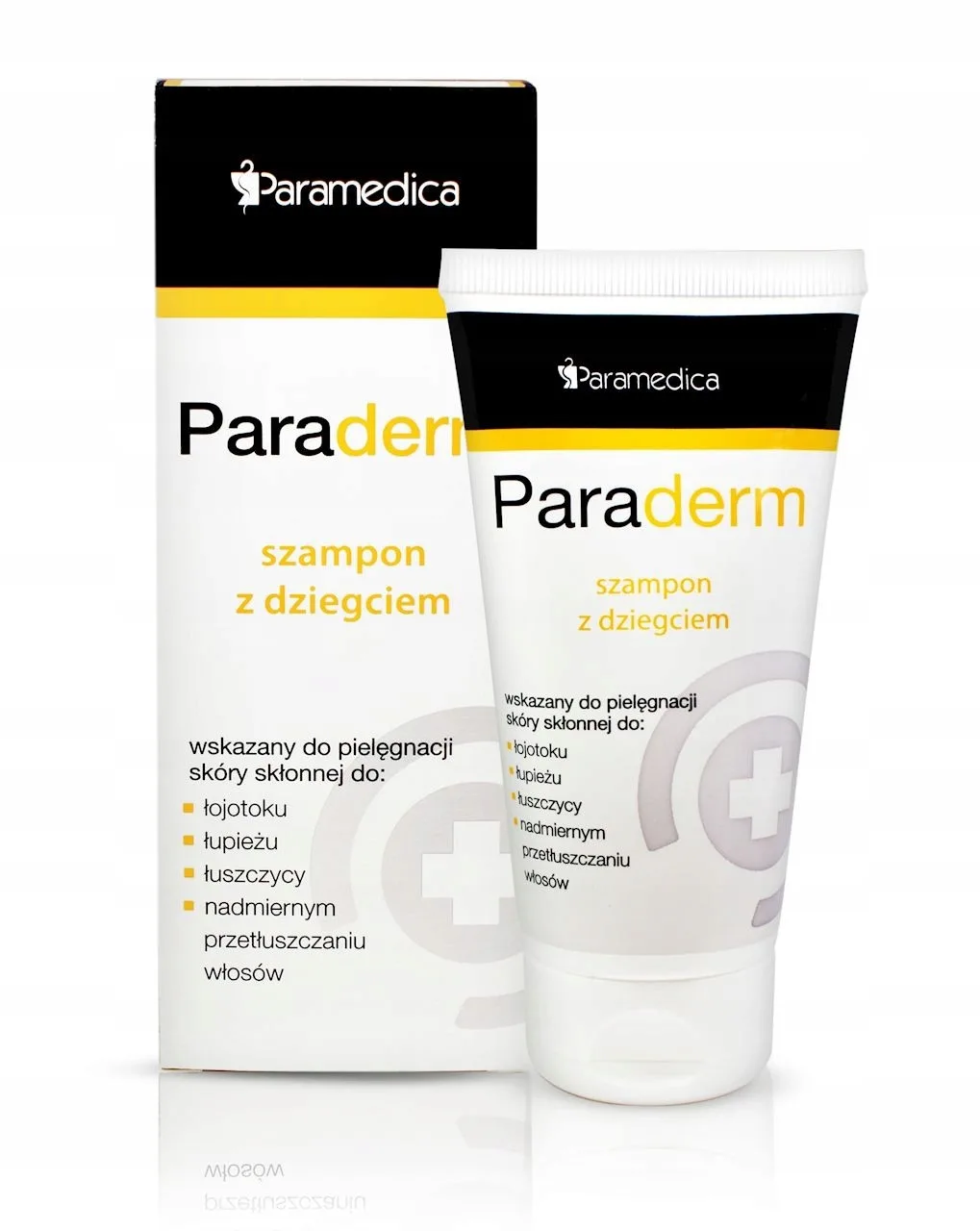 PARADERM SZAMPON Z DZIEGCIEM...