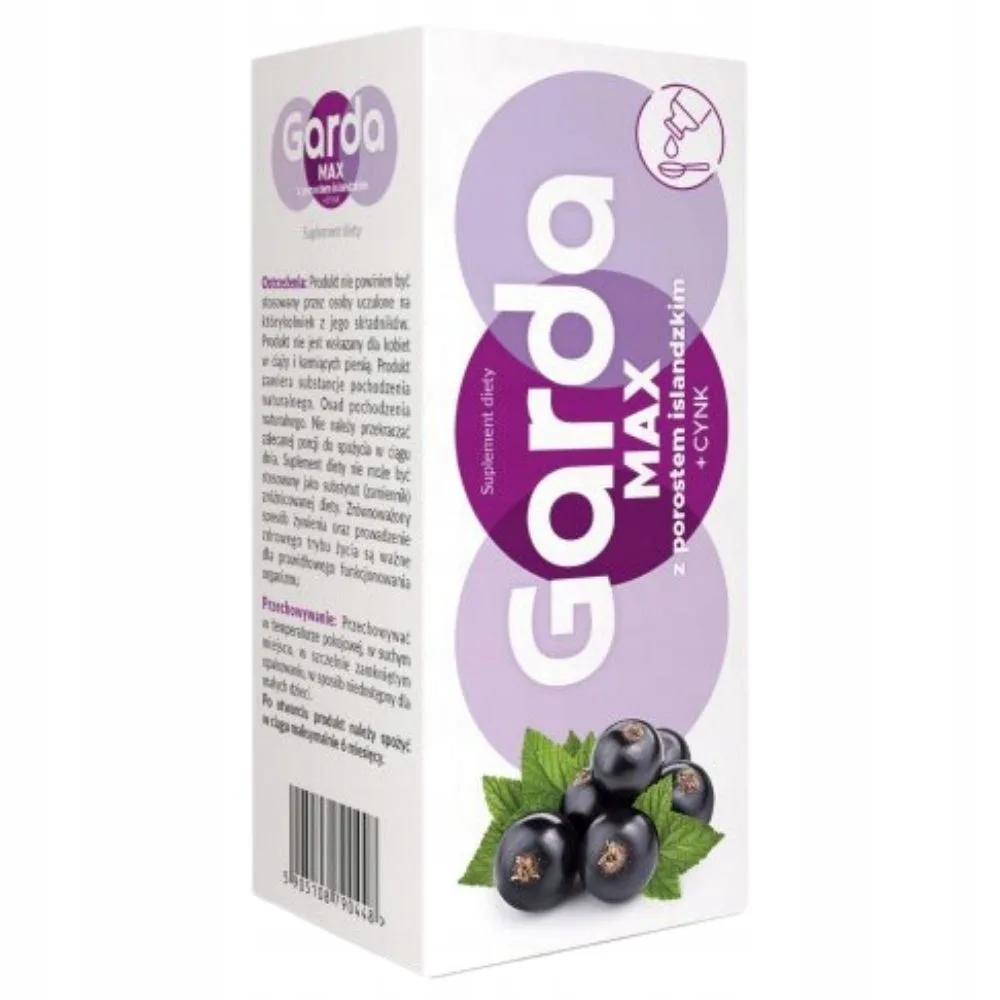 GARDA MAX Z POROSTEM ISLANDZKIM 120 ml DW:2027/01/31