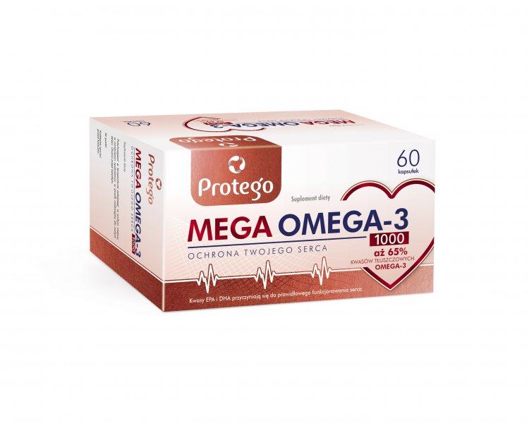 PROTEGO MEGA OMEGA-3 1000 60 kapsułek