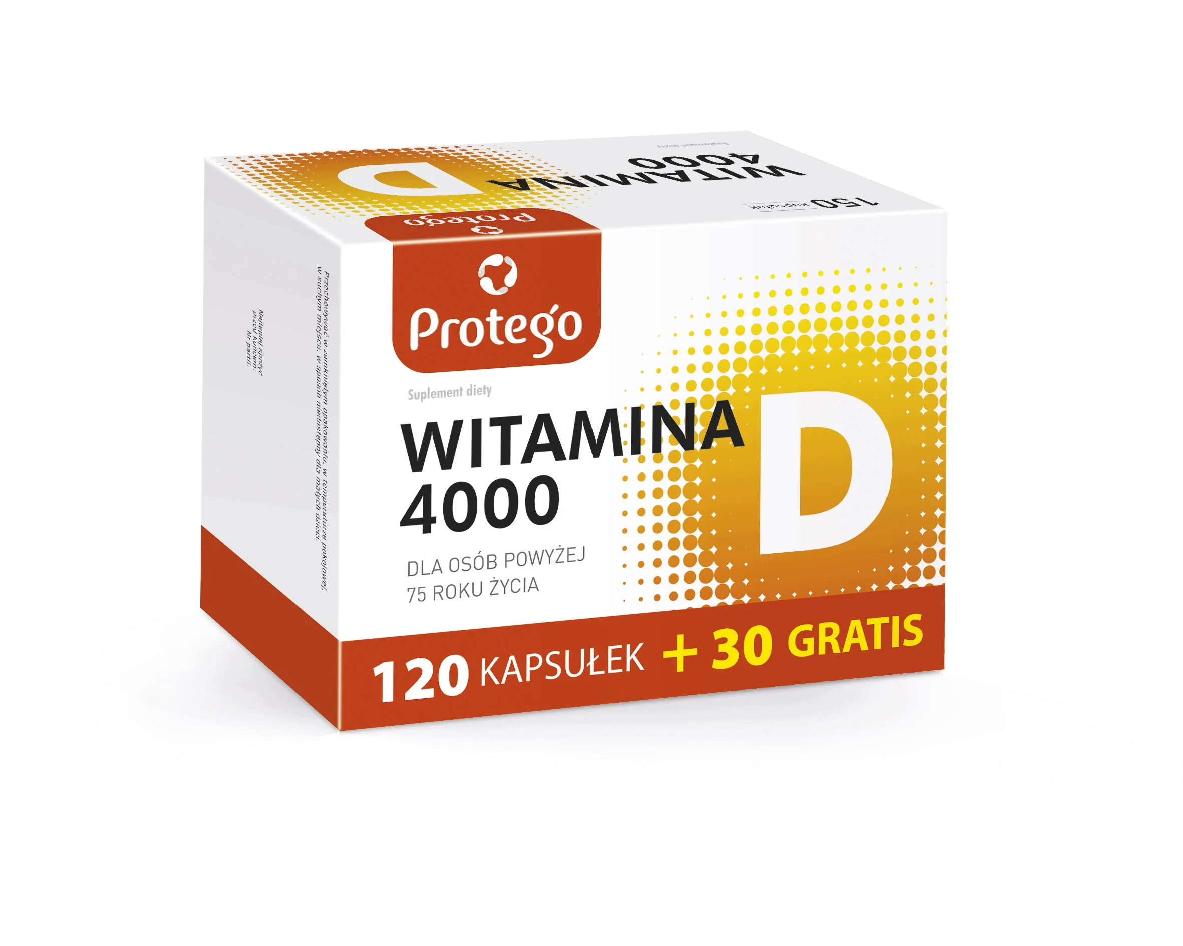 PROTEGO WITAMINA D4000 150 kapsułek