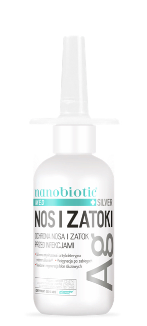 NANOBIOTIC MED SILVER NOS I ZATOKI 30 ml