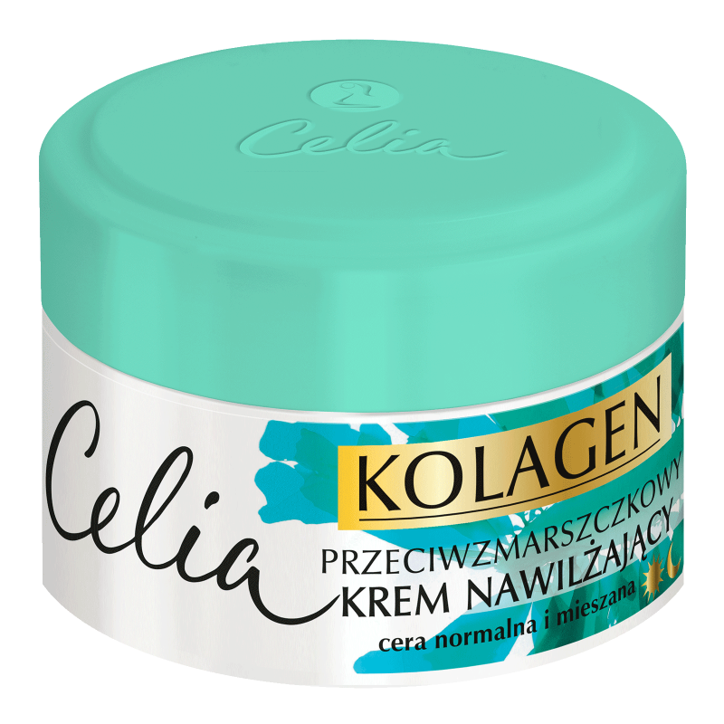 Celia Kolagen Przeciwzmarszczkowy Krem Nawilżający z Algami 50ml
