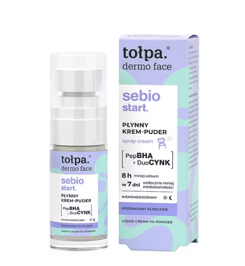 TOŁPA DERMO FACE SEBIO START. PŁYNNY KREM-PUDER 30 ml