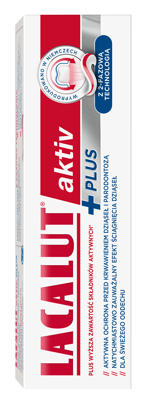 LACALUT AKTIV PLUS PASTA DO ZĘBÓW 75 ml