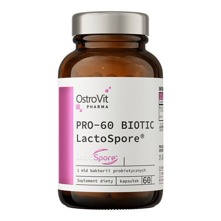 OSTROVIT PRO-60 BIOTIC LACTOSPORE 60 kapsułek