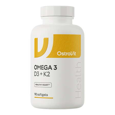 OSTROVIT OMEGA 3 D3 + K2 90 kapsułek