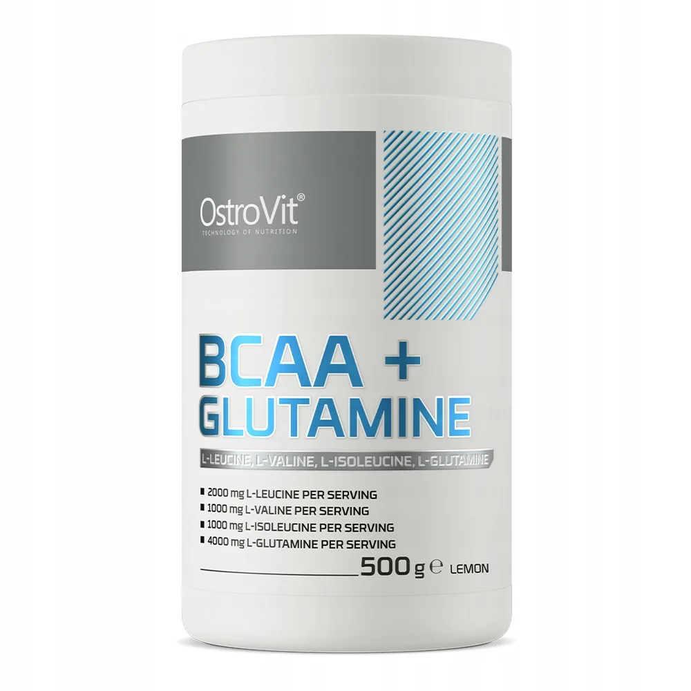 OSTROVIT BCAA + GLUTAMINE 500 g smak cytrynowy