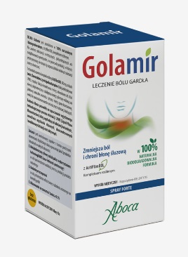 GOLAMIR LECZENIE BÓLU GARDŁA SPRAY FORTE 30 ml