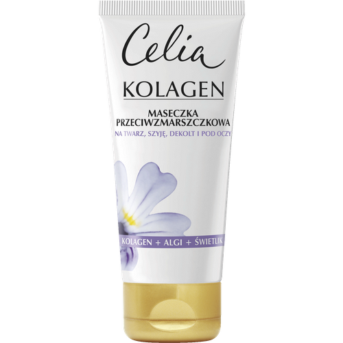 CELIA Maseczka przeciwzmarszczkowa z algami i świetlikiem 60ml