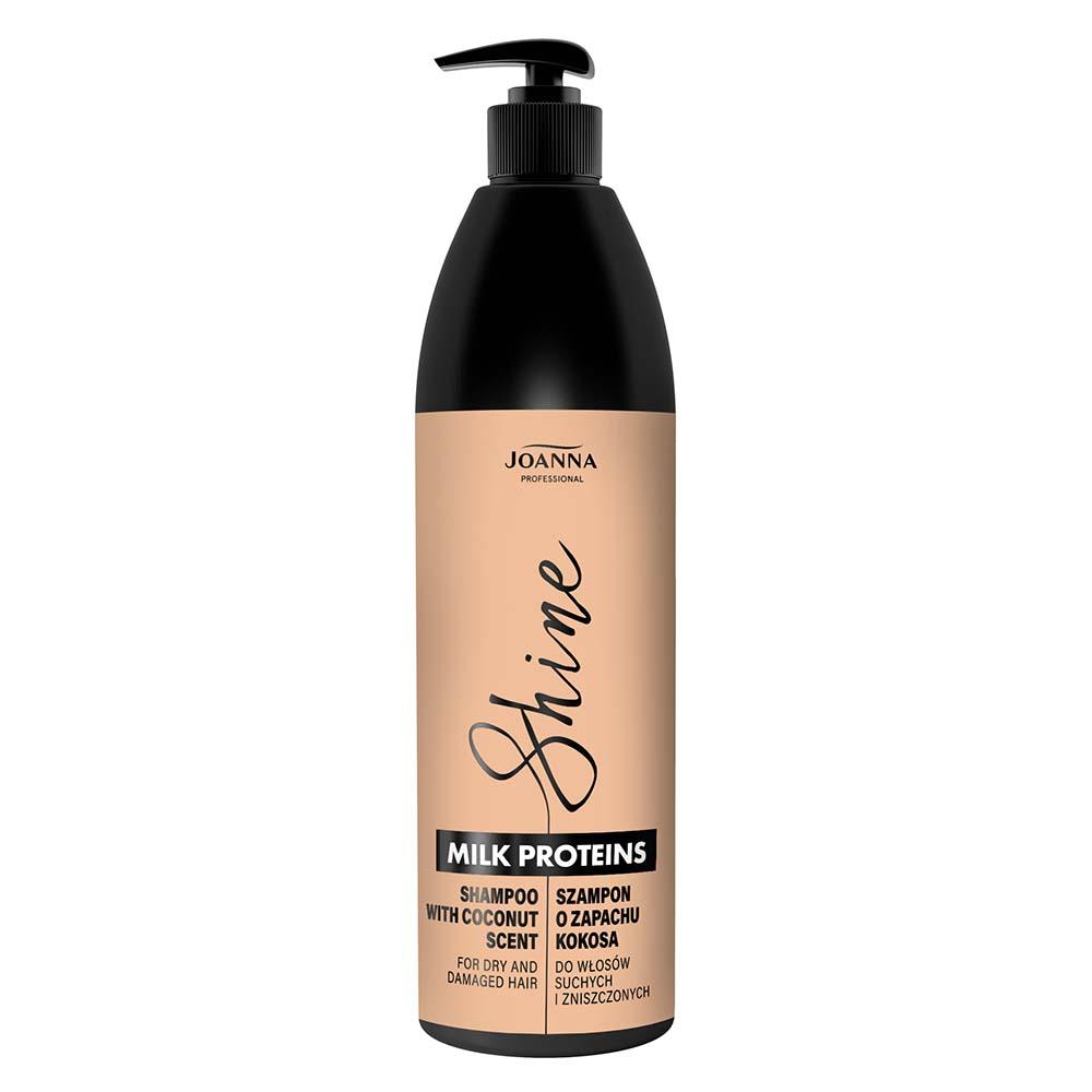 JOANNA PROFESSIONAL PROTEINY MLECZNE SZAMPON O ZAPACHU KOKOSA 1000 ml