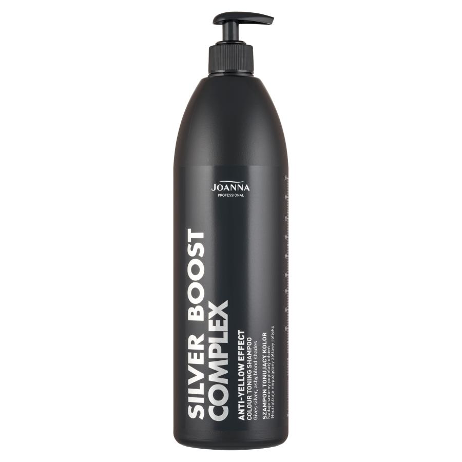 JOANNA PROFESSIONAL SILVER BOOST COMPLEX SZAMPON TONUJĄCY KOLOR SREBRNY 1000 ml
