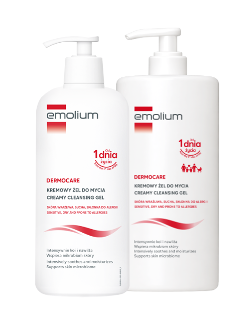 EMOLIUM DERMOCARE KREMOWY ŻEL DO MYCIA 400 ml