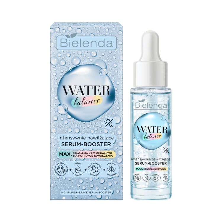 BIELENDA WATER BALANCE INTENSYWNIE NAWILŻAJĄCE SERUM-BOOSER DO TWARZY 30 g