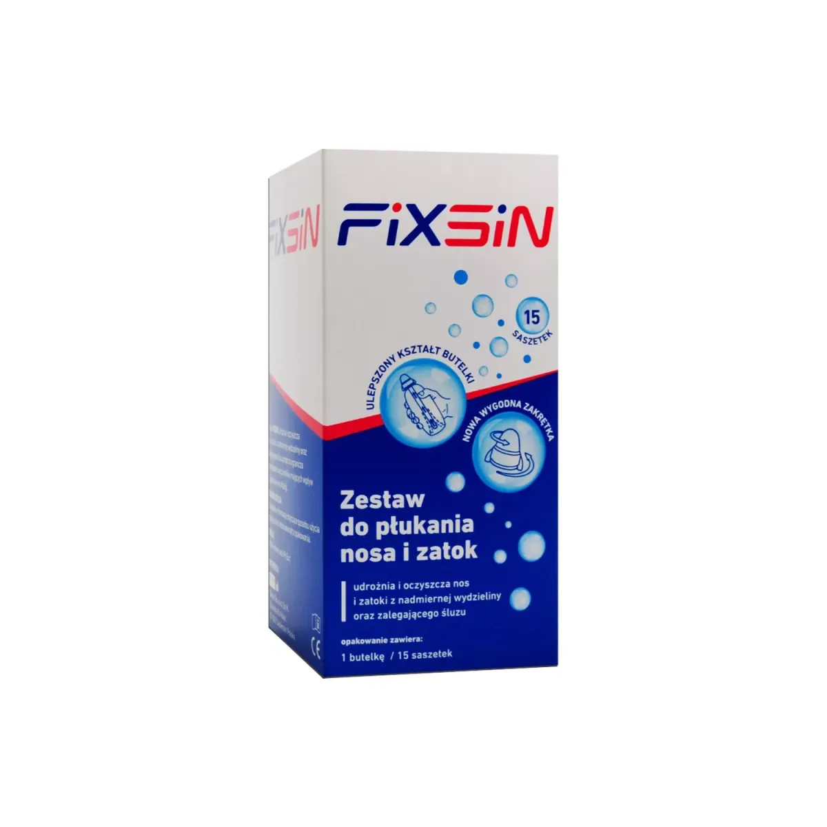 FIXSIN + EKTOINA zestaw butelka + 15 saszetek