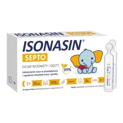 ISONASIN SEPTO 20 ampułek x 5 ml