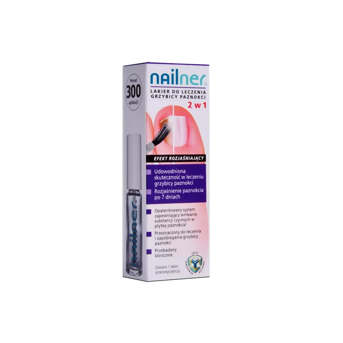 NAILNER LAKIER DO LECZENIA GRZYBICY PAZNOKCI 5 ml