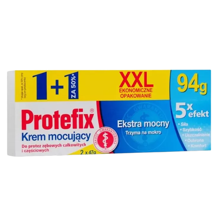 PROTEFIX KREM MOCUJĄCY XXL: 94 g (2x47 g)