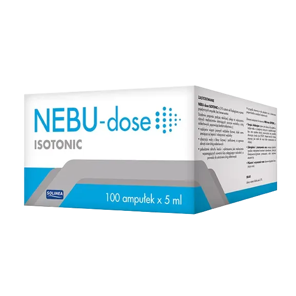 NEBU-DOSE ISOTONIC 100 ampułek: po 5 ml roztwór do inhalacji