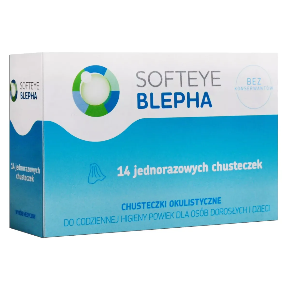 SOFTEYE BLEPHA 14 chusteczek