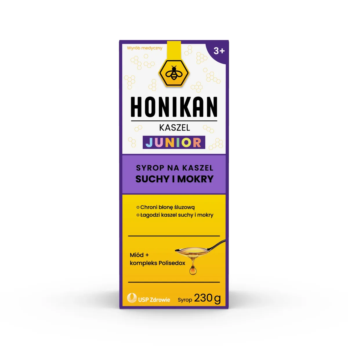 HONIKAN KASZEL JUNIOR 230 g syrop