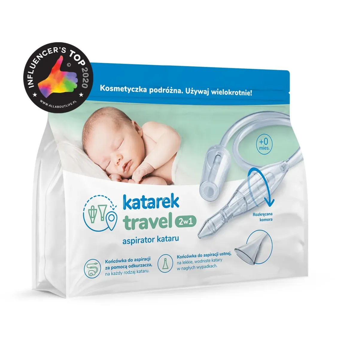 KATAREK TRAVEL 2W1 ASPIRATOR KATARU 1 zestaw