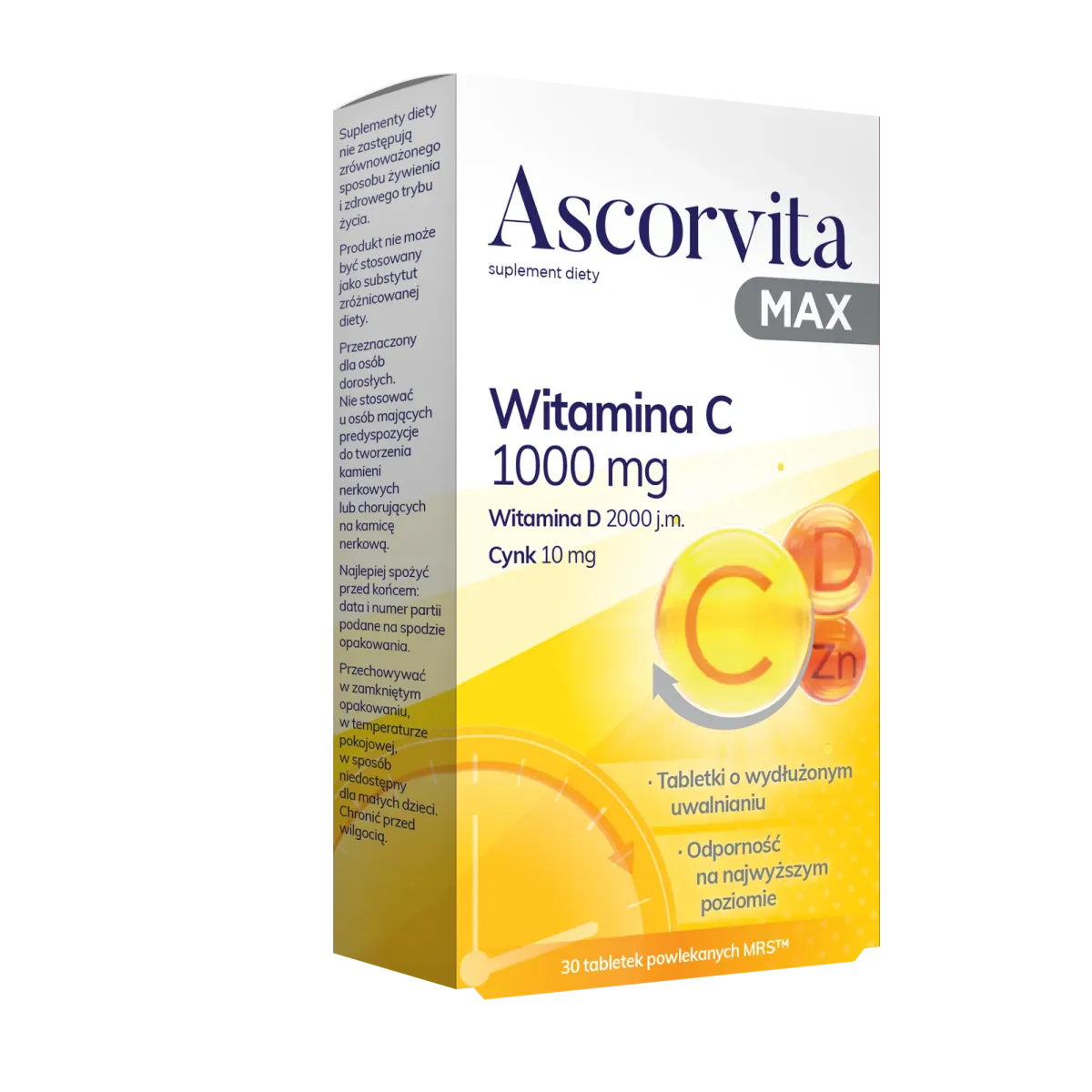 ASCORVITA MAX 30 tabletek