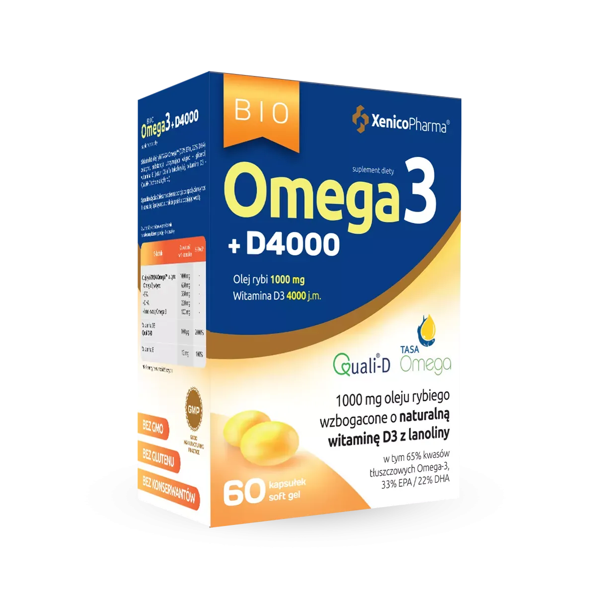 BIOOMEGA3 D4000 60 kapsułek