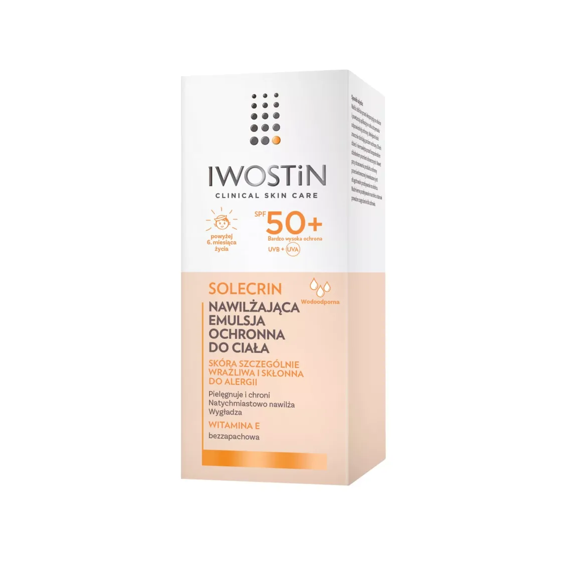 IWOSTIN SOLECRIN NAWILŻAJĄCA EMULSJA OCHRONNA DO CIAŁA SPF 50+ 100 ml