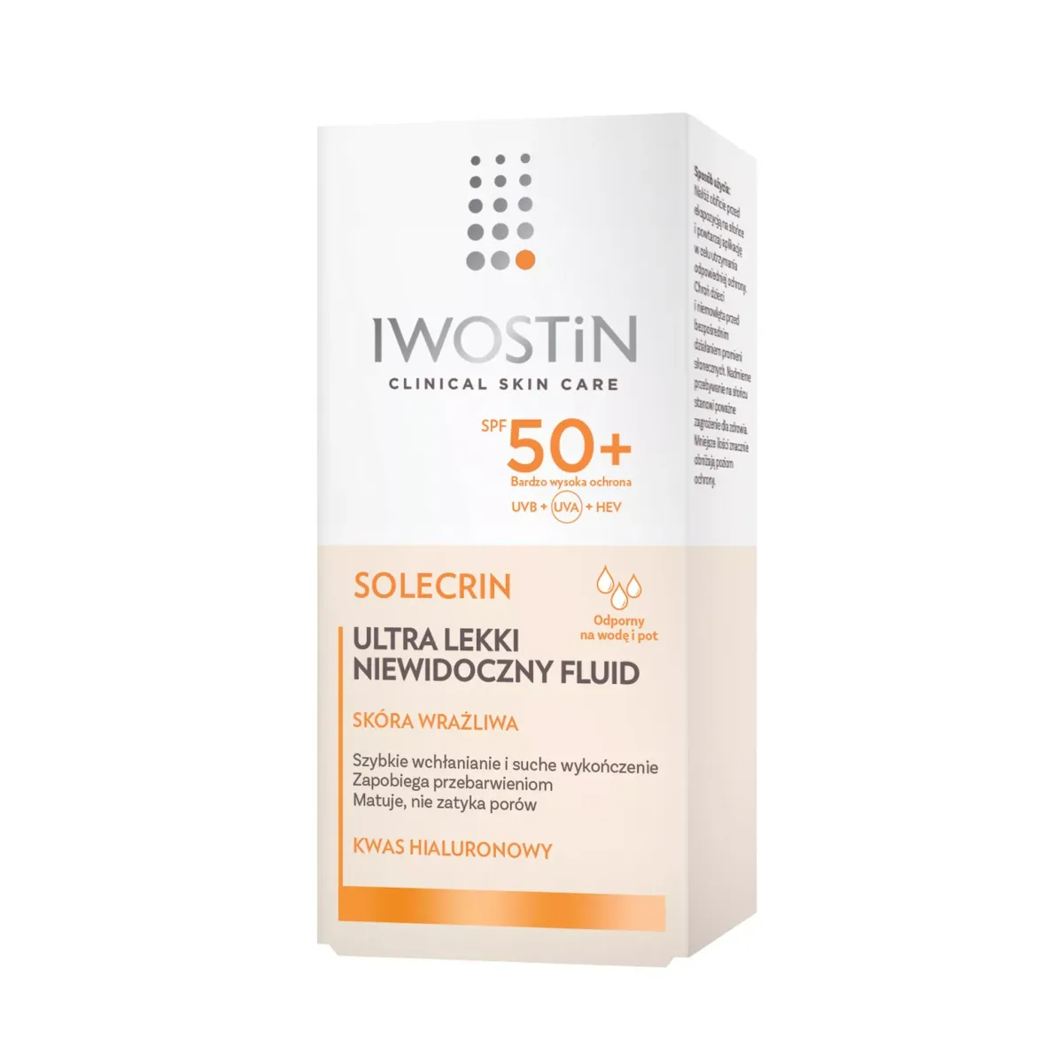 IWOSTIN SOLECRIN ULTRA LEKKI NIEWIDOCZNY FLUID SPF 50+ 40 ml