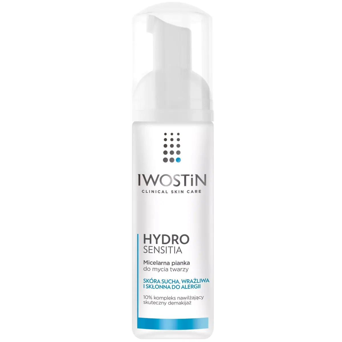 IWOSTIN HYDRO SENSITIA MICELARNA PIANKA DO MYCIA TWARZY 165 ml