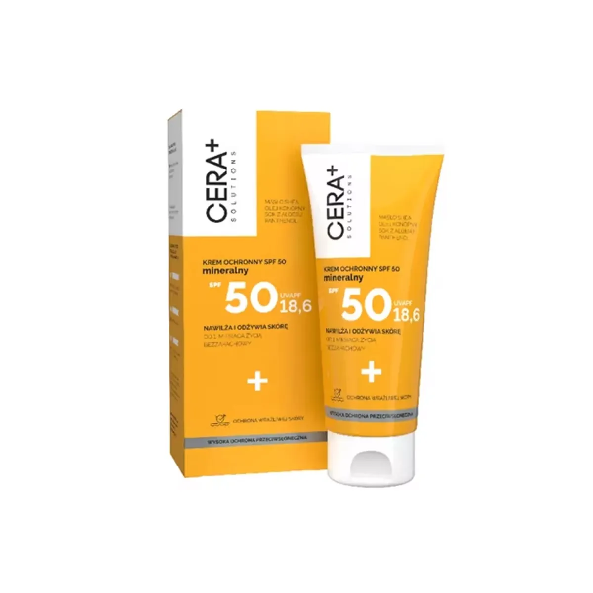 CERA+ SOLUTIONS KREM OCHRONNY SPF 50 MINERALNY 50 ml
