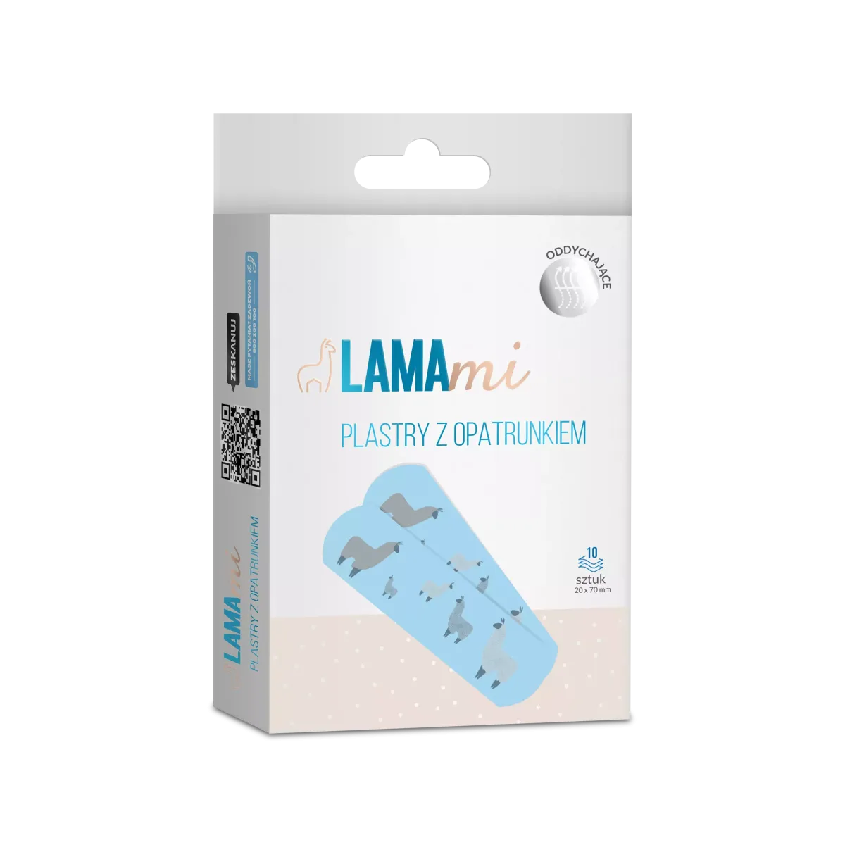 LAMAMI PLASTRY Z OPATRUNKIEM 10 sztuk