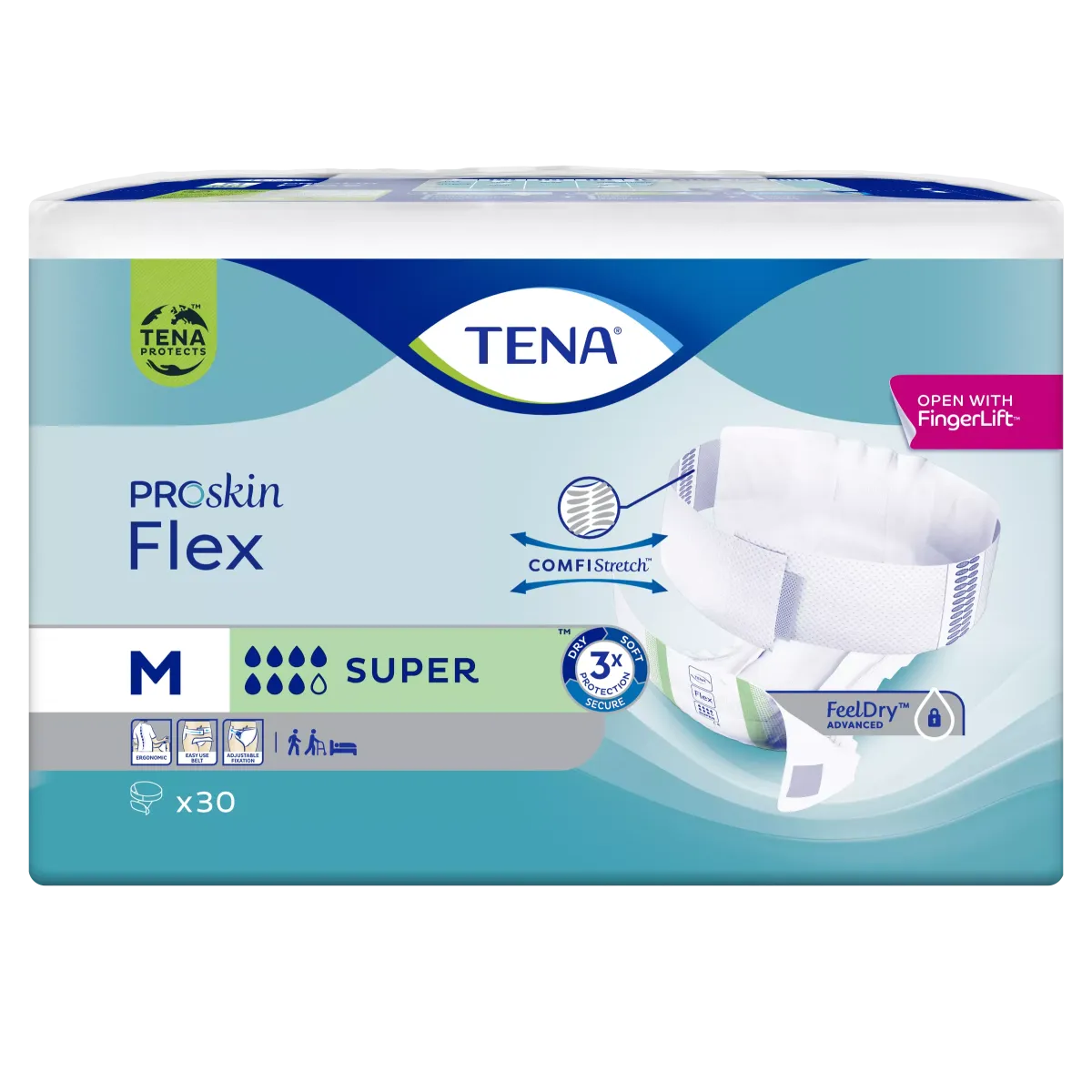 TENA Flex ProSkin Super M x 30 szt.