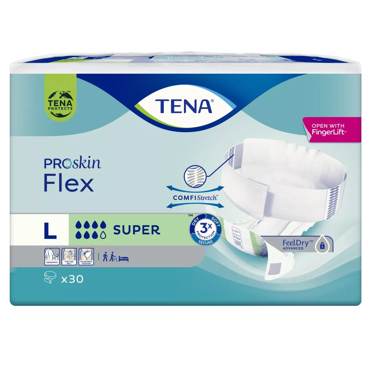 TENA Flex ProSkin Super L x 30 szt.