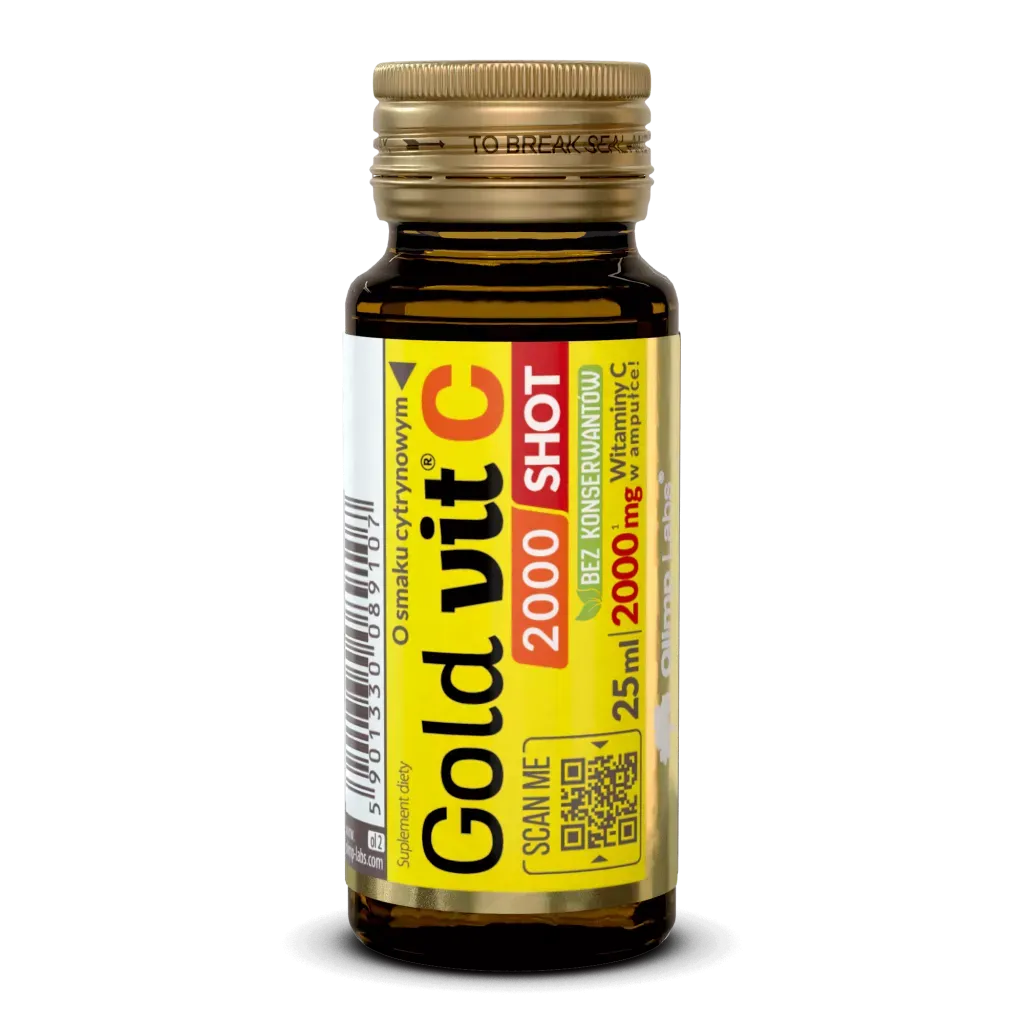 GOLD-VIT C 2000 SHOT 25 ml: smak cytrynowy