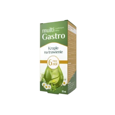 MULTIGASTRO KROPLE: NA TRAWIENIE 30 ml