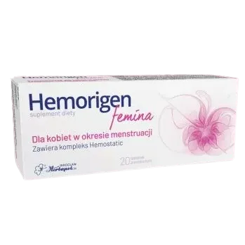 HEMORIGEN FEMINA 20 tabletek powlekanych
