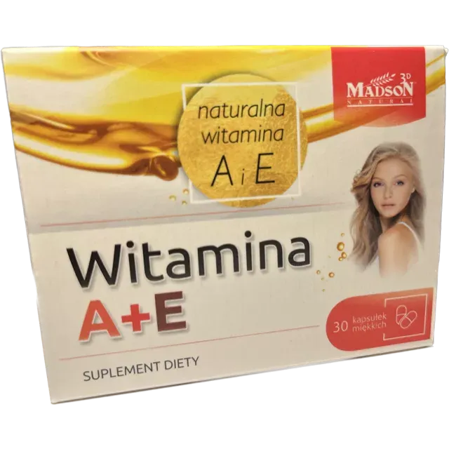 WITAMINA A+E: 30 kapsułek miękkich
