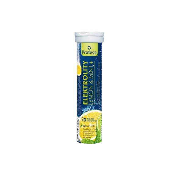 PROTEGO ELEKTROLITY LEMON&MINT 20 tabletek musujących