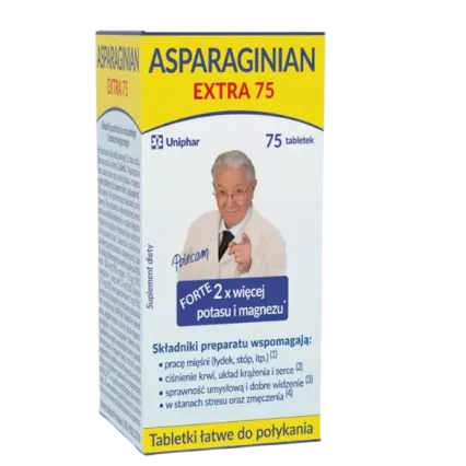 ASPARAGINIAN EXTRA 75 tabletek