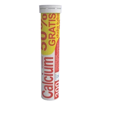 CALCIUM 300: o smaku pomarańczowym: 20 tabletek musujących